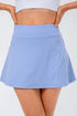 'Maryam' High Waist Pleated Active Skirt - Celes Fashion